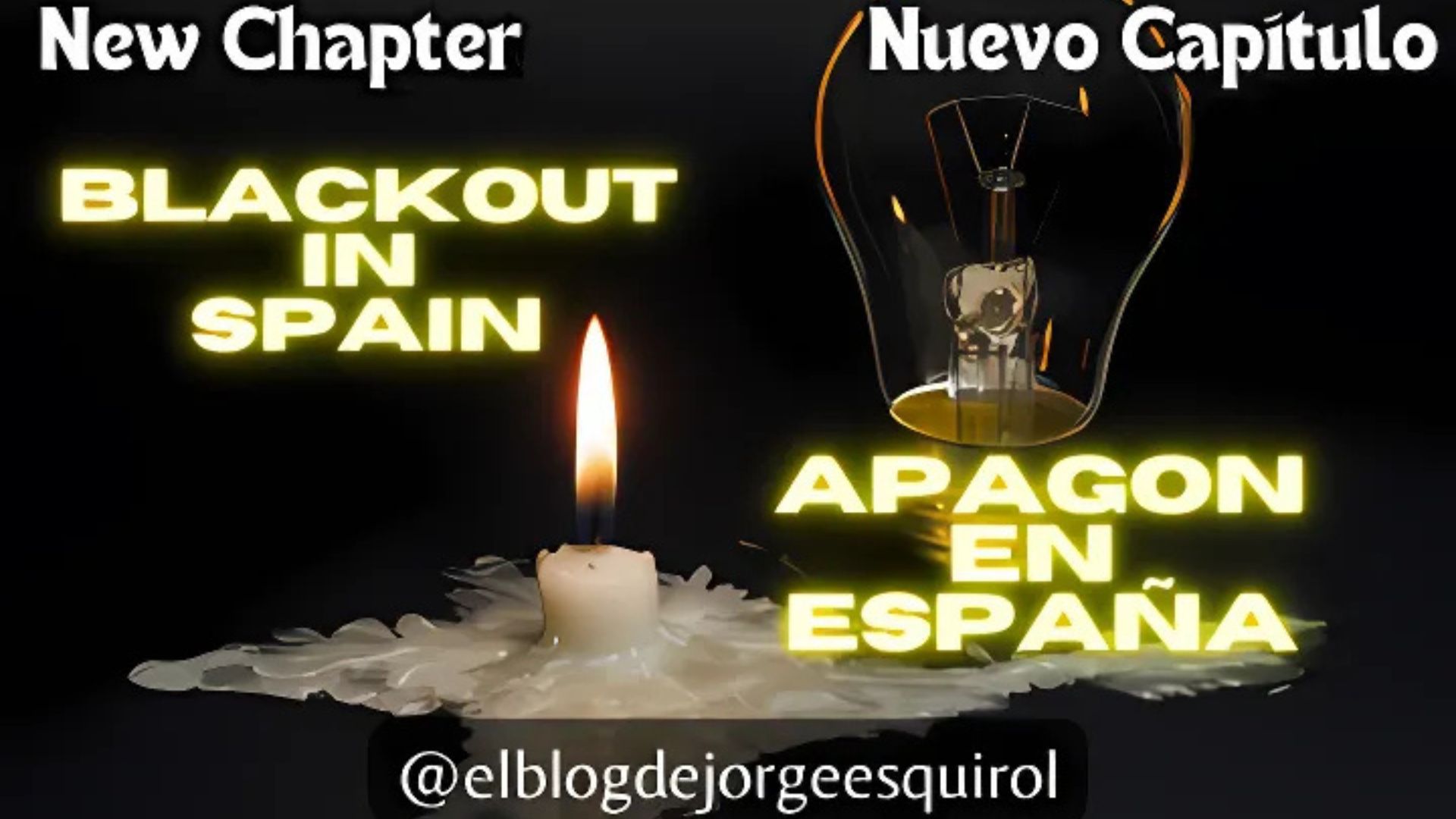 El gran apagón de España