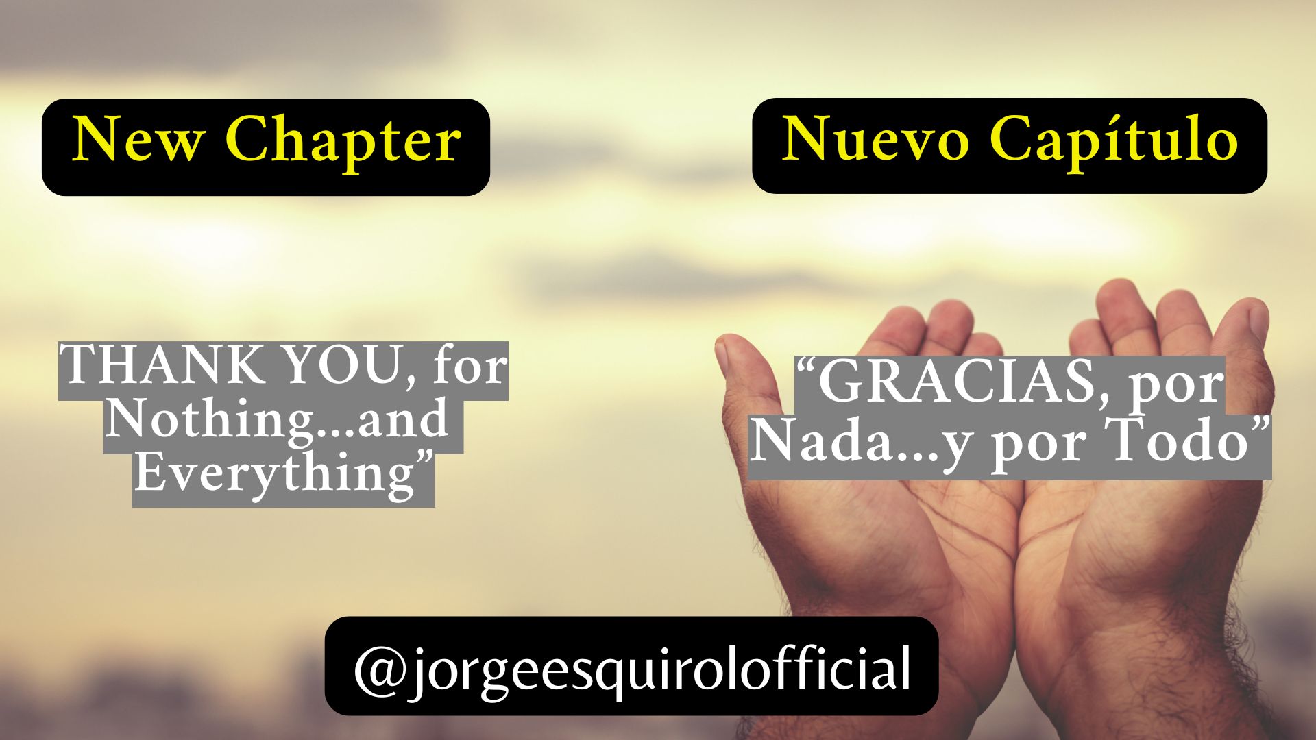 Gracias por nada… y por todo